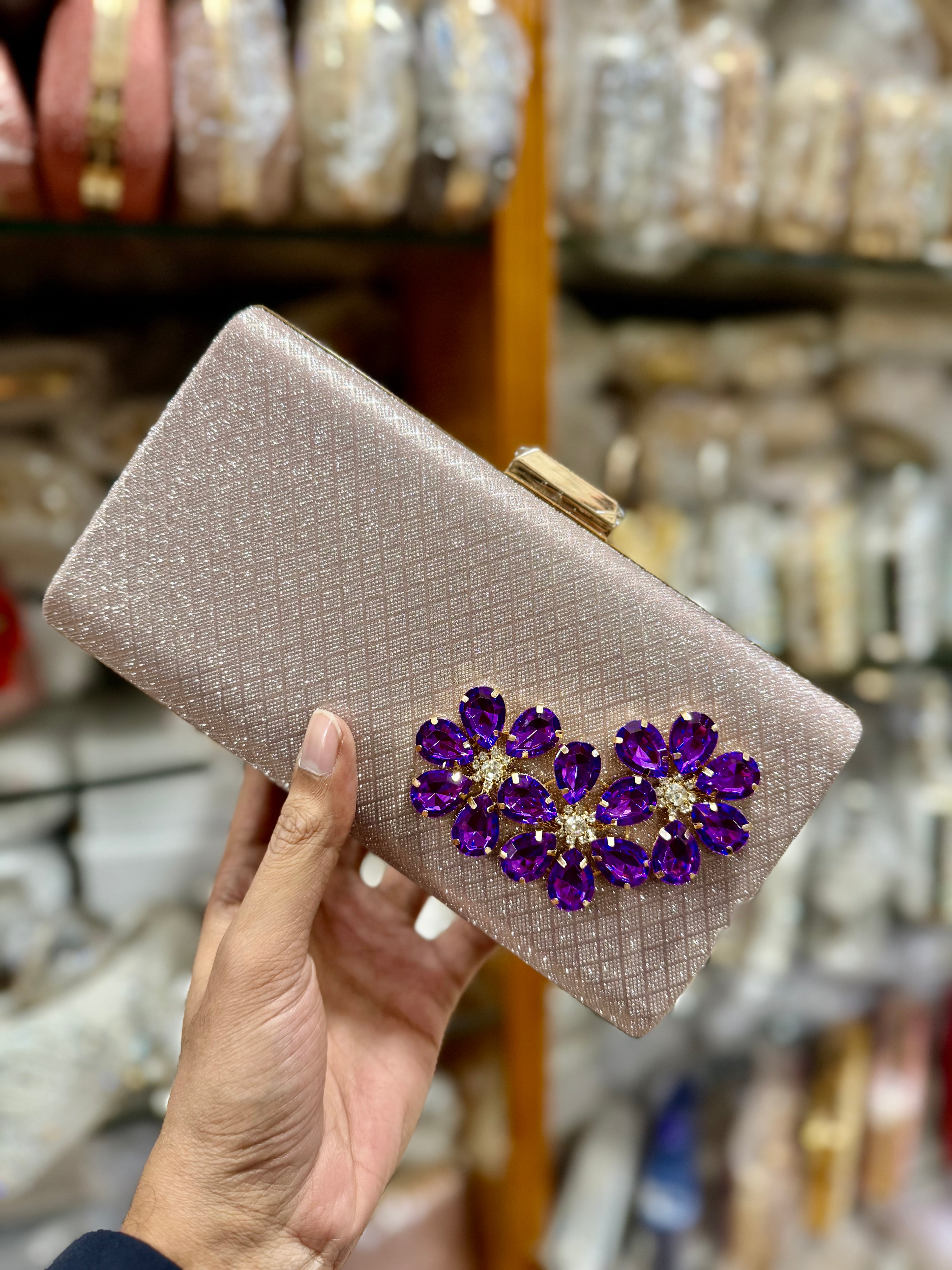 Imported fashionable party clutch