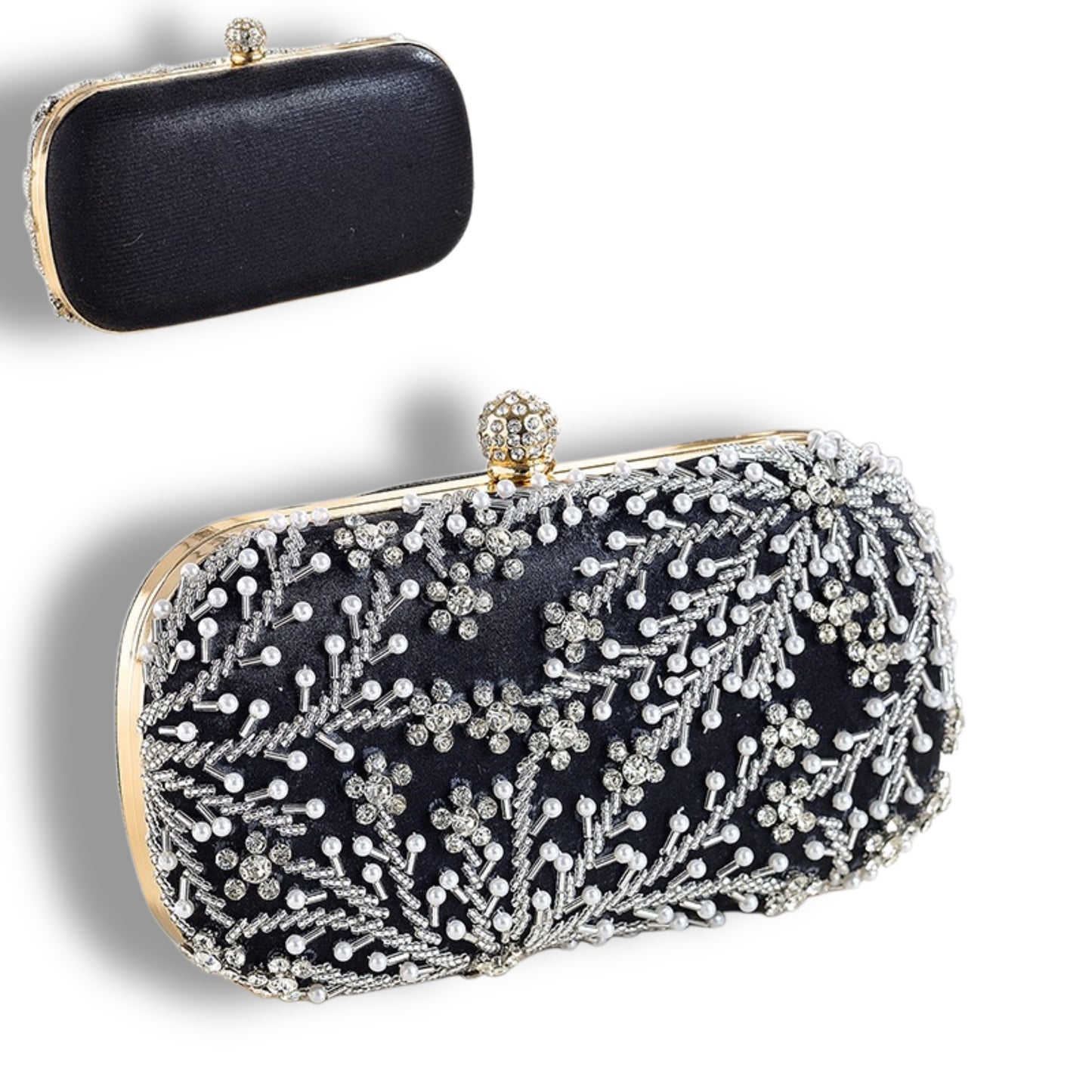 Handcrafted beautiful gorgeous looking party hand purse for wedding dinner dates | Glitzy
