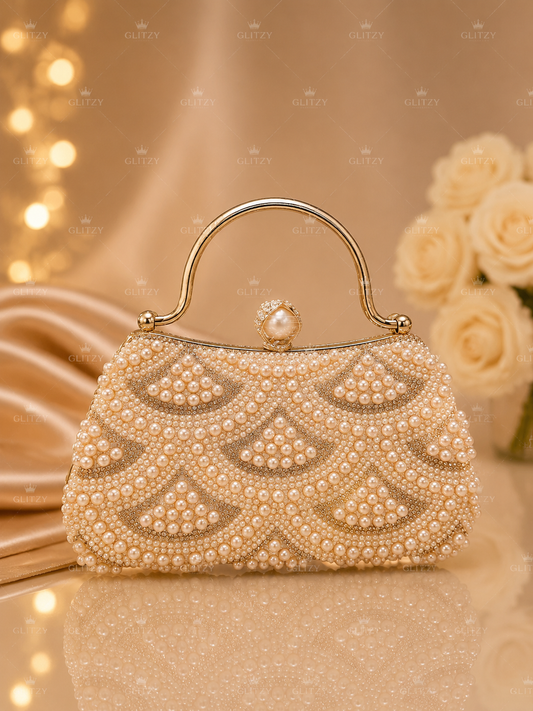 Pearl design party purse party bag