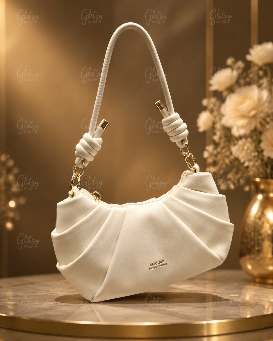 Fashionable classic shoulder bag with long strap premium quality imported bag