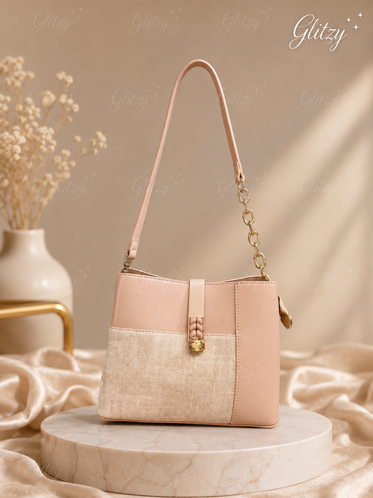 VOGUE AND CLASSIC exclusive shoulder Sling Bag | baby pink