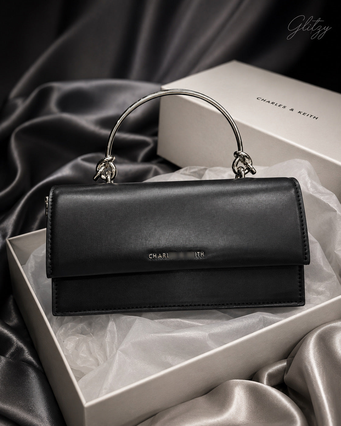 Stylish metal top handle mini ladies handbag in BD