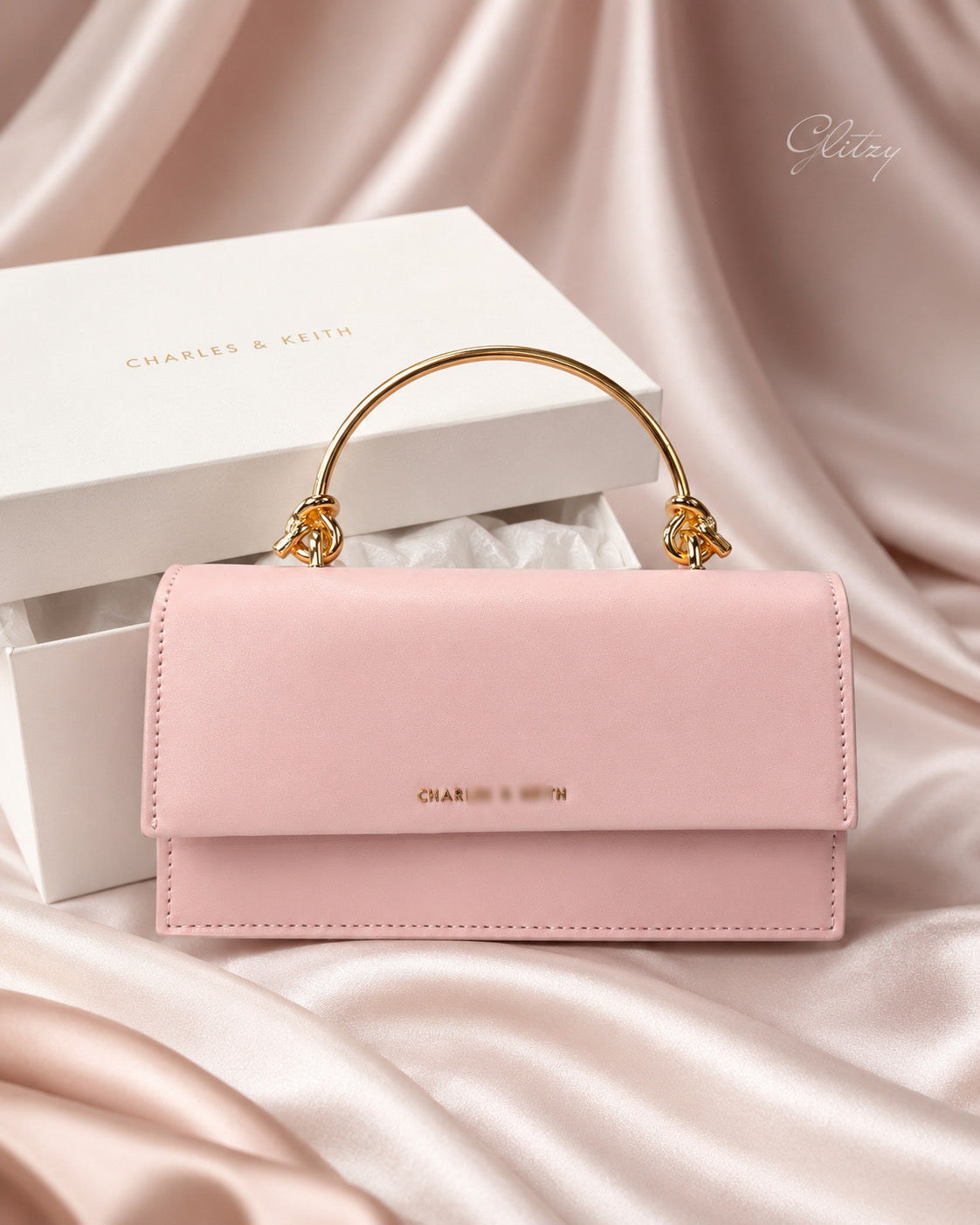 Stylish metal top handle mini ladies handbag in BD