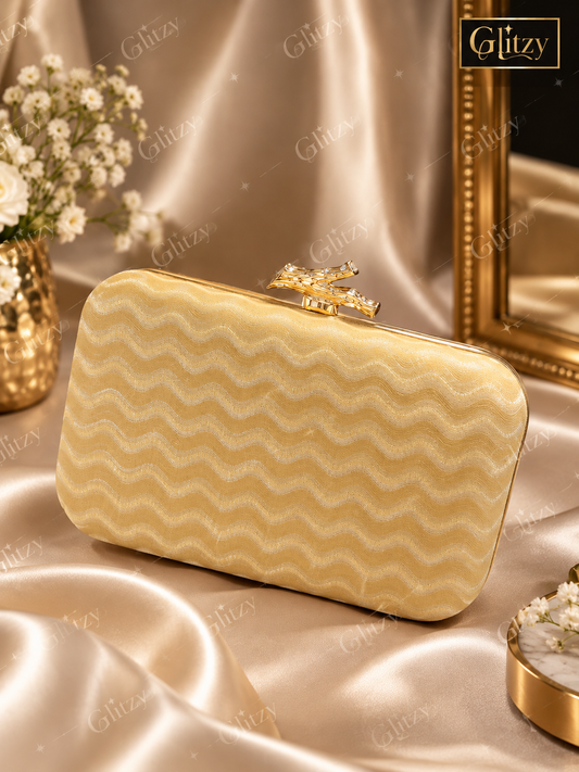 Fashionable simple and classy evening clutch