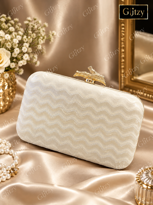 Fashionable simple and classy evening clutch