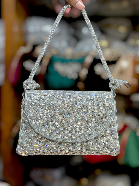 Gorgeous all over stone worked party bag