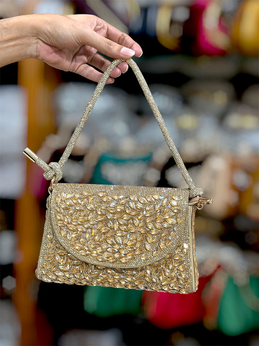Gorgeous all over stone worked party bag
