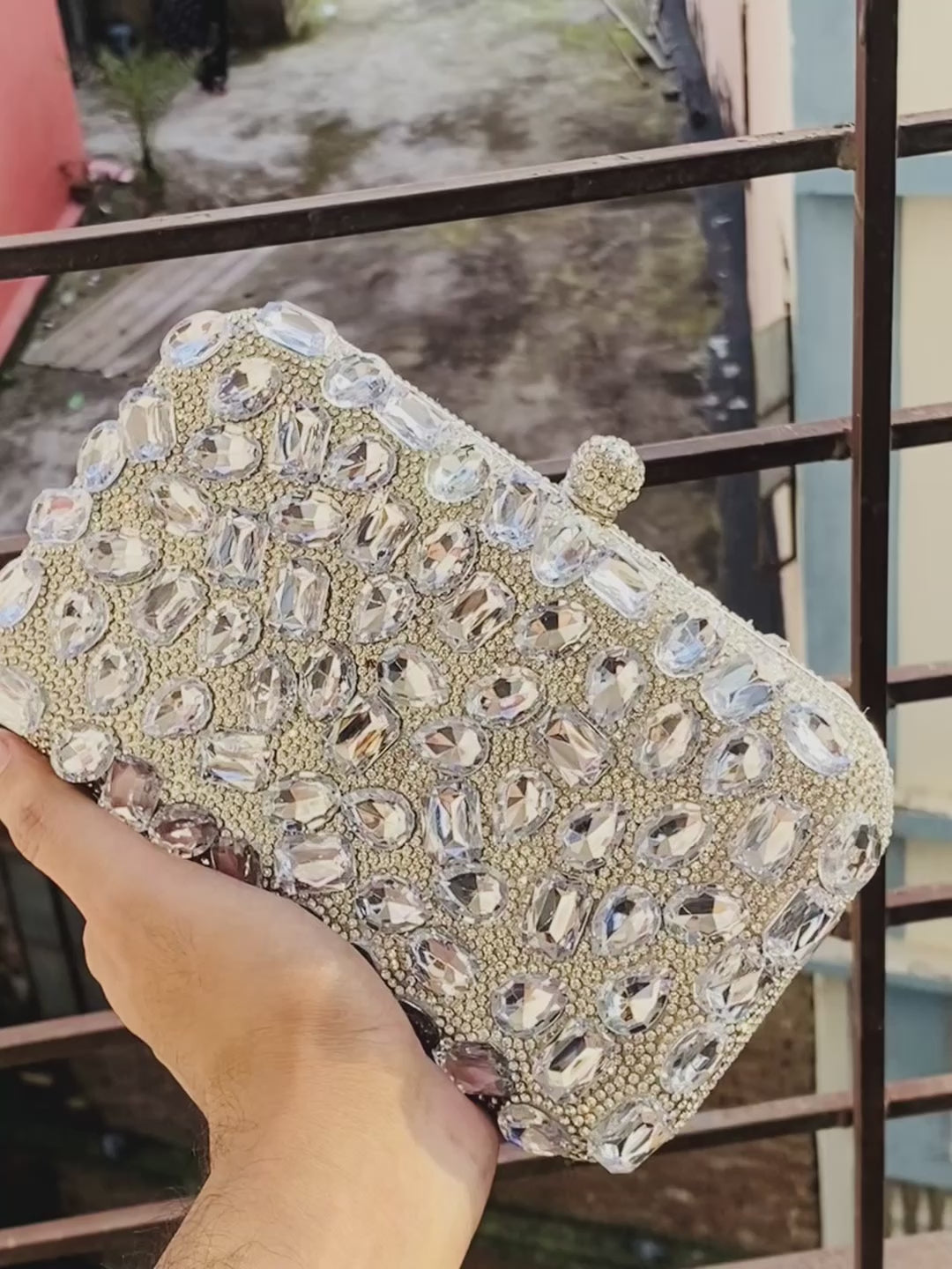 Gorgeous bridal party clutch
